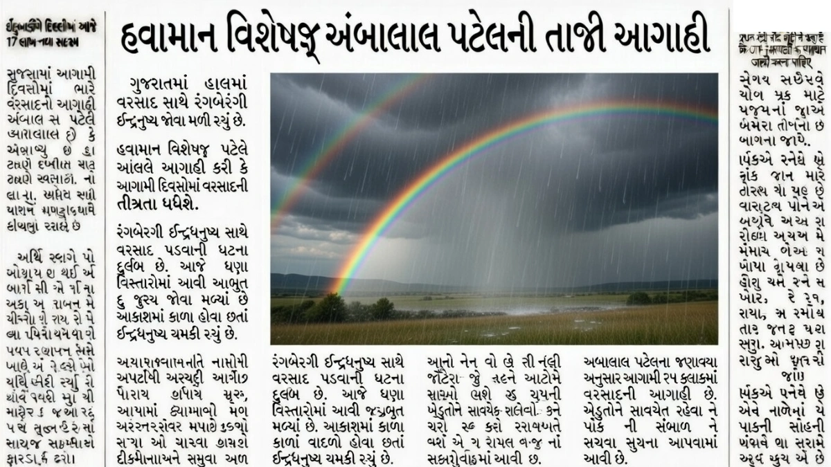 Ambalal Patel Forecast