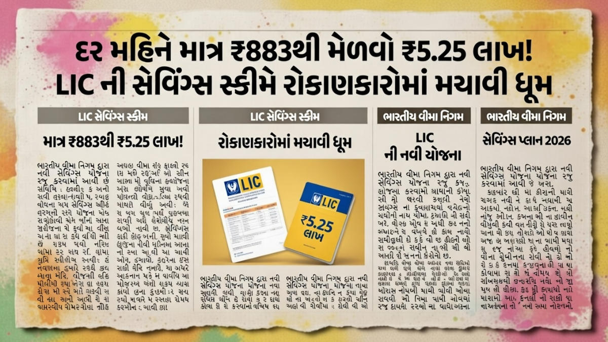 LIC savings plan 2026