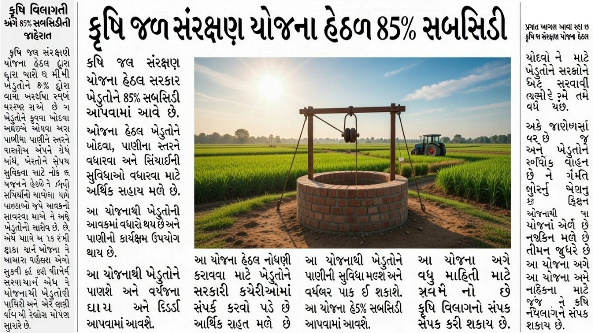 Krushi Jal Sanchay Yojana