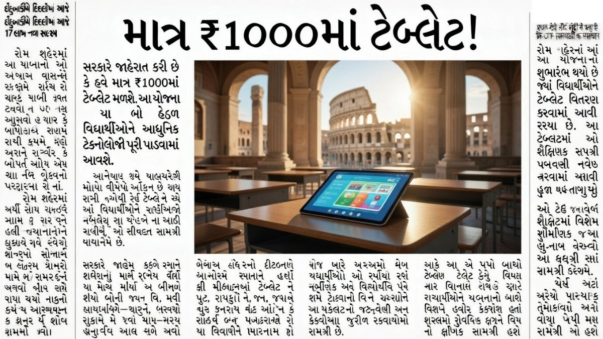 Namo E Tablet Yojana