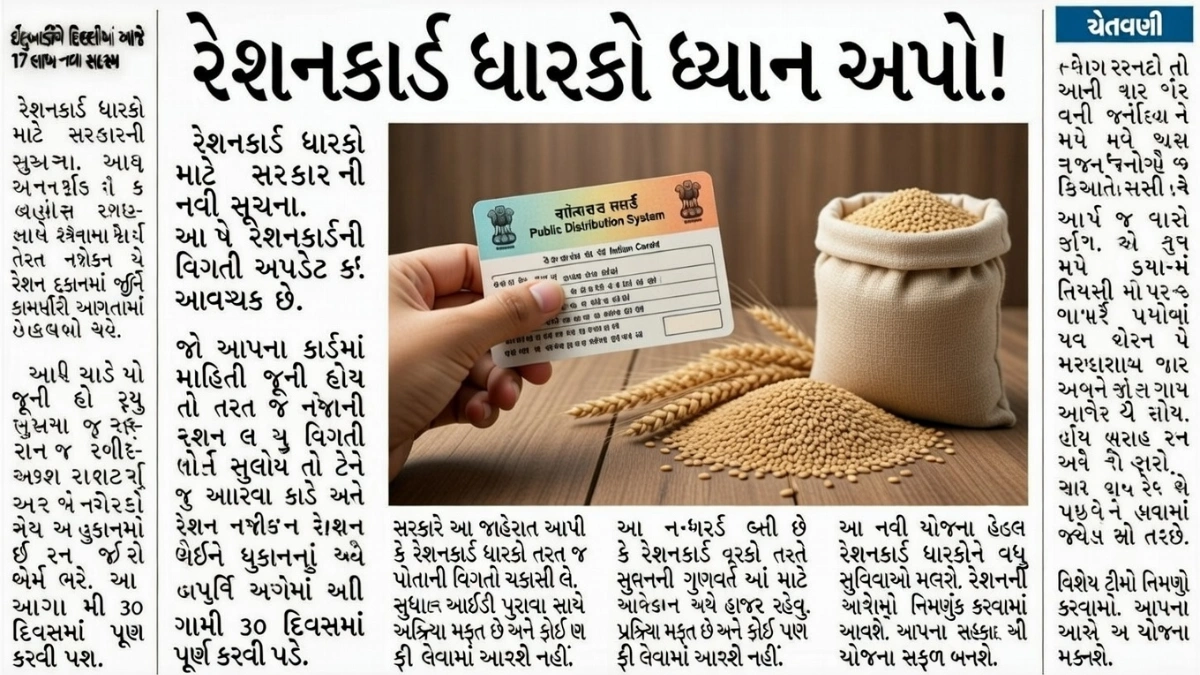 Ration Card Last Date Update